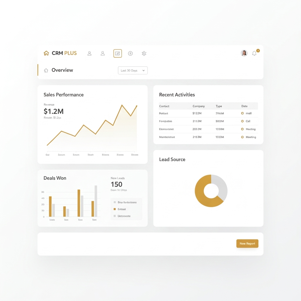 Custom Dashboard UI